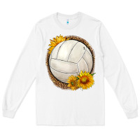 White western volleyball with sunflower Long Sleeve Tee - HRA Design Shop