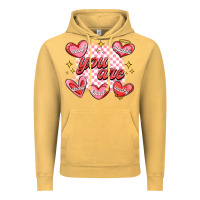 Vintage Mustard valentines day positive affirmations Vintage Hoodie - MaliasSmallBusiness