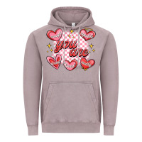 Vintage Zinc valentines day positive affirmations Vintage Hoodie - MaliasSmallBusiness