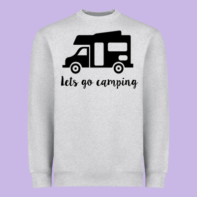 Heavyweight Sweatshirt lets go camping