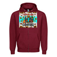 Burgundy i’d rather be camping Zipper Hoodie - JahusDesignShop