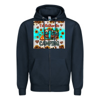 Navy i’d rather be camping Zipper Hoodie - JahusDesignShop