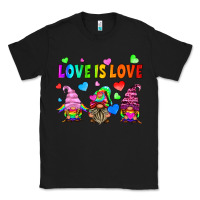 Black lgbtq love is love gnomes Classic Tee - HRA Design Shop