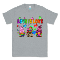 Heather Grey lgbtq love is love gnomes Classic Tee - HRA Design Shop