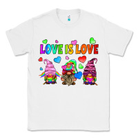 White lgbtq love is love gnomes Classic Tee - HRA Design Shop