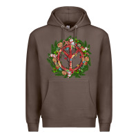 Coffee Christmas peace Premium Hoodie - MaliasSmallBusiness