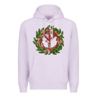 Lilac Christmas peace Premium Hoodie - MaliasSmallBusiness
