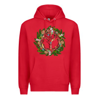 Red Christmas peace Premium Hoodie - MaliasSmallBusiness