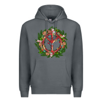 Rock Christmas peace Premium Hoodie - MaliasSmallBusiness