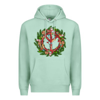 Seafoam Christmas peace Premium Hoodie - MaliasSmallBusiness