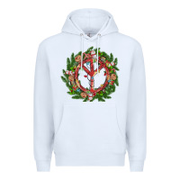 White Christmas peace Premium Hoodie - MaliasSmallBusiness