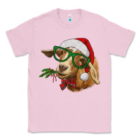 Bubblegum Pink christmas goat Classic Tee - RanaPortraitStore