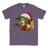 Lavender christmas goat Classic Tee - RanaPortraitStore