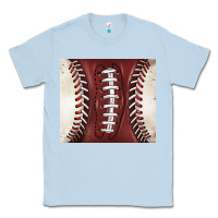 Dusty Blue american football and baseball Classic Tee - BarkalooDesign