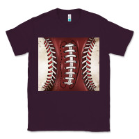 Plum american football and baseball Classic Tee - BarkalooDesign