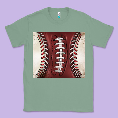 American Football And Baseball Classic Tee Designed By Barkaloodesign