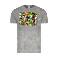 Cloud Rock sunset vibes brush stroke Vintage Tee - BarkalooDesign