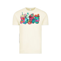 Vintage Arctic mermaid tail coffee cups Vintage Tee - Zillion Design Studio