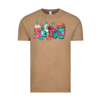 Vintage Coffee mermaid tail coffee cups Vintage Tee - Zillion Design Studio