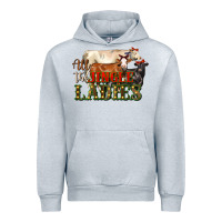 Heather Grey all the jingle ladies christmas cows Urban Hoodie - LillyAllenDesigns