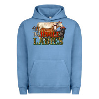 Pigment Pebble Blue all the jingle ladies christmas cows Urban Hoodie - LillyAllenDesigns