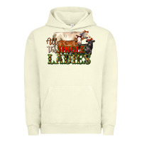 Pigment Pistachio all the jingle ladies christmas cows Urban Hoodie - LillyAllenDesigns