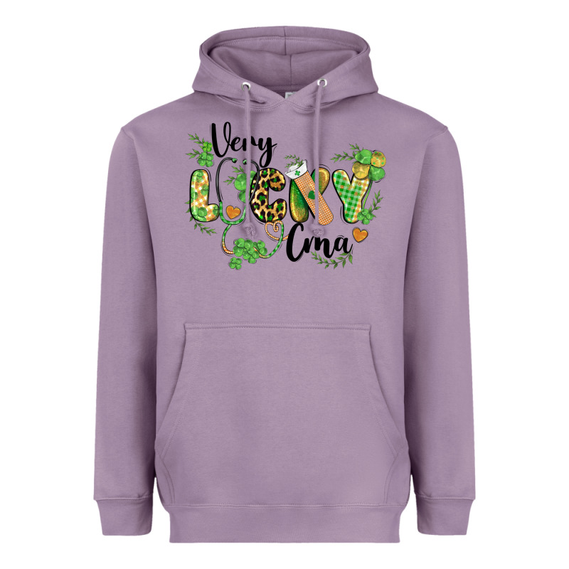 St. Patricks Day Very Lucky Cma Heavyweight Hoodie by BarkalooDesign | Teevron
