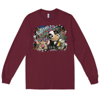 Burgundy Autism Long Sleeve Tee - SublimationCraftShop
