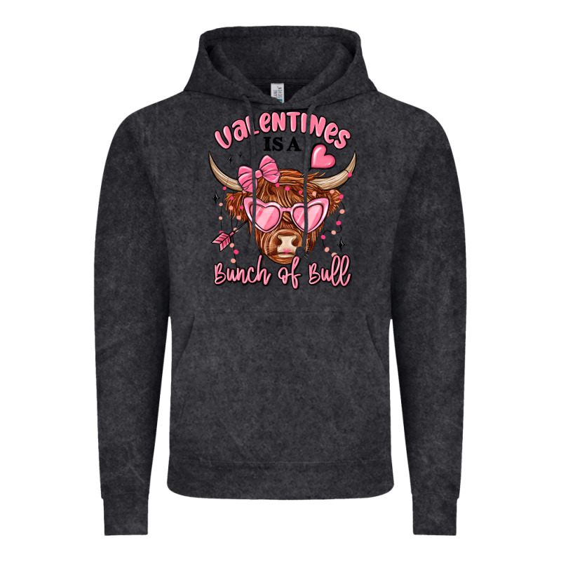 Valentines Is A Bunch Of Bull Vintage Hoodie by MaliasSmallBusiness | Teevron