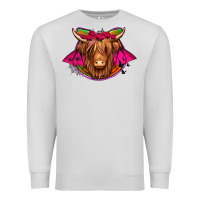 Halloween Highland Cow Horseshoe Premium Sweatshirt | Teevron