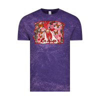 Cloud Purple Be Mine Rooster Vintage Tee - RanaPortraitStore