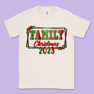 Family Christmas 2023 Classic Tee Designed By Fadigitalartstudio