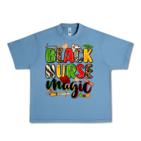 Pebble Blue black nurse magic Urban Heavy Tee - Zillion Design Studio