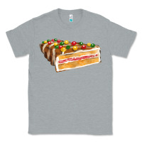 Heather Grey chocolate christmas cake fa element Classic Tee - FaDigitalArtStudio
