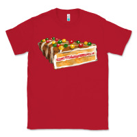 Red chocolate christmas cake fa element Classic Tee - FaDigitalArtStudio