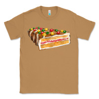 Toasted Coconut chocolate christmas cake fa element Classic Tee - FaDigitalArtStudio