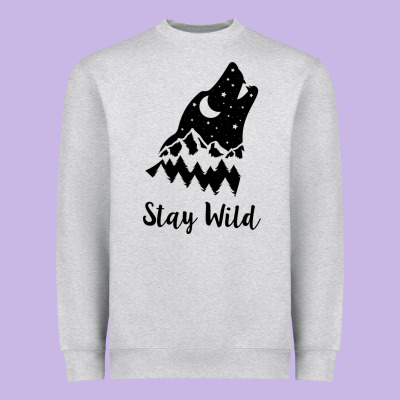 Heavyweight Sweatshirt stay wild
