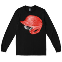 Black red baseball helmet fa element Long Sleeve Tee - FaDigitalArtStudio