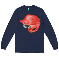 Navy red baseball helmet fa element Long Sleeve Tee - FaDigitalArtStudio