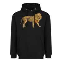 Black lion Heavyweight Hoodie - LillyAllenDesigns