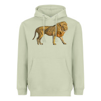 Matcha lion Heavyweight Hoodie - LillyAllenDesigns