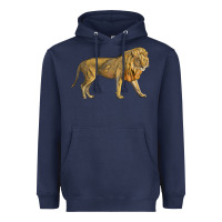 Navy lion Heavyweight Hoodie - LillyAllenDesigns