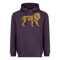 Plum lion Heavyweight Hoodie - LillyAllenDesigns