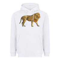 White lion Heavyweight Hoodie - LillyAllenDesigns