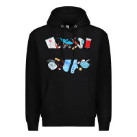 Black custom name nurse Premium Hoodie - MaliasSmallBusiness