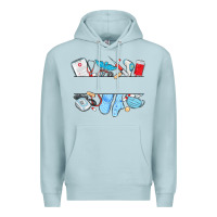 Blue Mist custom name nurse Premium Hoodie - MaliasSmallBusiness