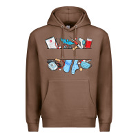 Chestnut custom name nurse Premium Hoodie - MaliasSmallBusiness