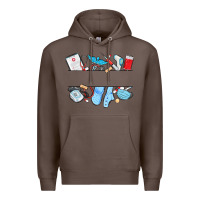 Coffee custom name nurse Premium Hoodie - MaliasSmallBusiness