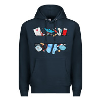 Navy custom name nurse Premium Hoodie - MaliasSmallBusiness