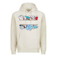 Oatmeal Heather custom name nurse Premium Hoodie - MaliasSmallBusiness